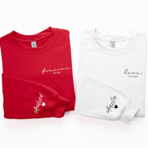 Personalized Couple Sweatshirts